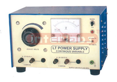 POWER SUPPLY, AC / DC, LOW VOLTAGE, CONTINUOUS VARIABLE